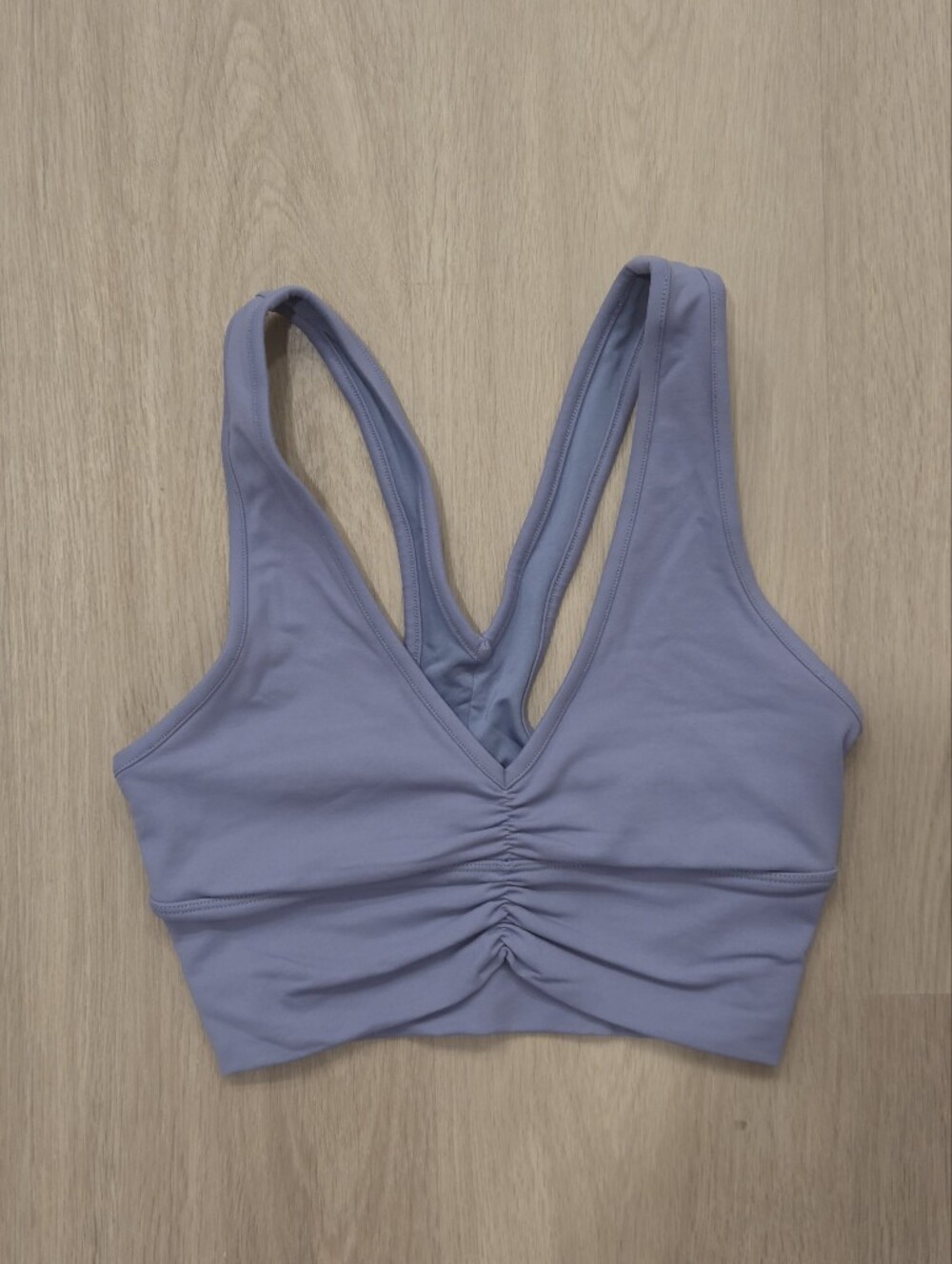 ALO Yoga Wild Thing Sports Bra XS In Steel Blue